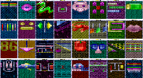 Thumbnail for a map of Scenes for the Arcade game Gigas: Mark II.