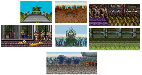 Thumbnail for a map of Scene 7: Defeat The Death Adder for the Arcade game Golden Axe: The Revenge Of Death Adder.