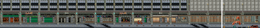 Thumbnail for a map of Stage1: Backstreet for the Arcade game Hangzo.