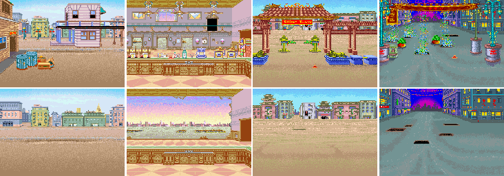 Thumbnail for a map of Stage 3 for the Arcade game Hard Times.