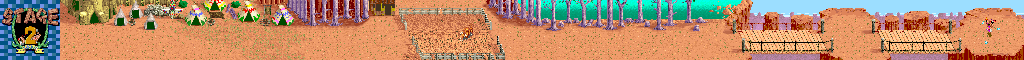 Thumbnail for a map of Stage 2 for the Arcade game Heated Barrel.