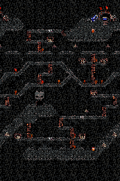 Thumbnail for a map of Easy Round 3 - Stage 1 for the Arcade game Indiana Jones And The Temple Of Doom.