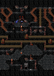 Thumbnail for a map of Hard Round 1 - Stage 1 for the Arcade game Indiana Jones And The Temple Of Doom.