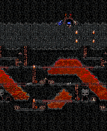 Thumbnail for a map of Medium Round 1 - Stage 1 for the Arcade game Indiana Jones And The Temple Of Doom.