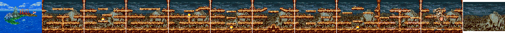 Thumbnail for a map of Boneyard for the Arcade game Joe & Mac Returns.