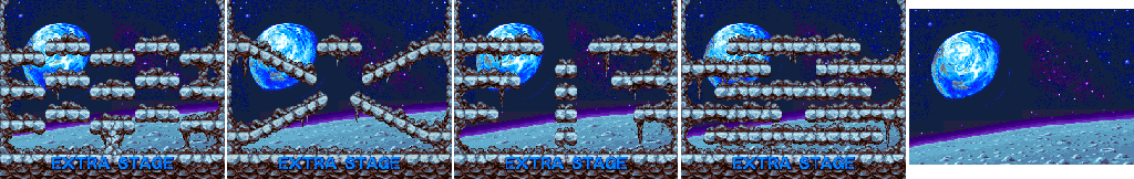 Thumbnail for a map of Extra Stage for the Arcade game Joe & Mac Returns.