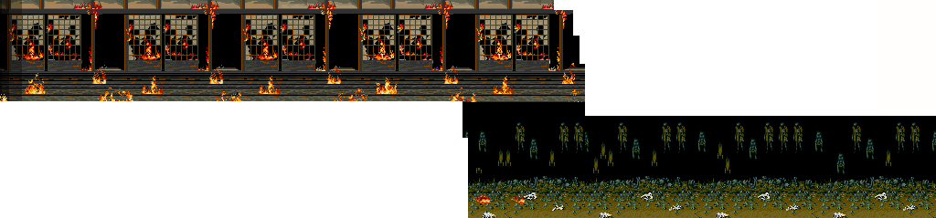 Thumbnail for a map of Round 2 for the Arcade game Kabuki-Z.