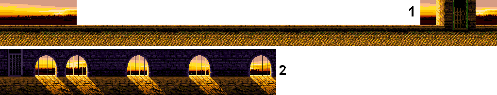 Thumbnail for a map of Stage 4 for the Arcade game Karate Blazers.