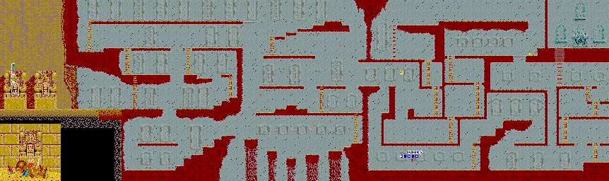Thumbnail for a map of Scene 9 for the Arcade game Karnov.