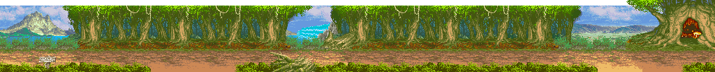 Thumbnail for a map of Stage 1 for the Arcade game The King Of Dragons.