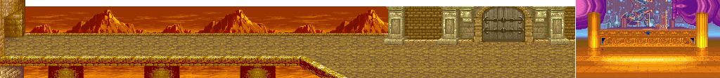 Thumbnail for a map of Stage 13 for the Arcade game The King Of Dragons.