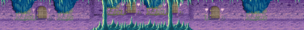 Thumbnail for a map of Stage 15 for the Arcade game The King Of Dragons.