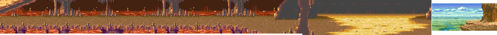 Thumbnail for a map of Stage 16 for the Arcade game The King Of Dragons.