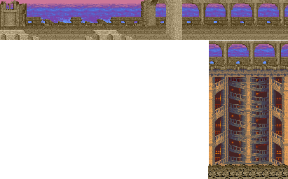 Thumbnail for a map of Stage 2 for the Arcade game The King Of Dragons.