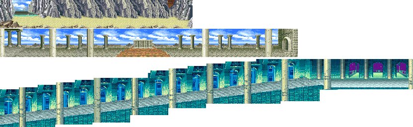 Thumbnail for a map of Stage 6 for the Arcade game The King Of Dragons.