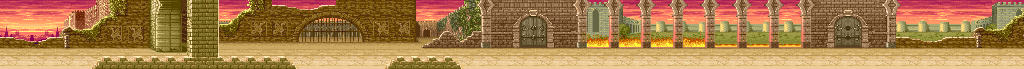 Thumbnail for a map of Stage 9 for the Arcade game The King Of Dragons.