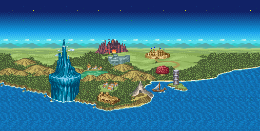 Thumbnail for a map of World (Animated) for the Arcade game The King Of Dragons.