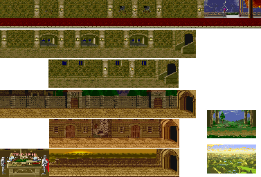 Thumbnail for a map of Final Stage: Decisive Battle At The King's Castle for the Arcade game Knights Of The Round.