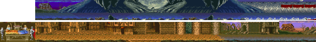 Thumbnail for a map of Stage 6: Knights In The Strange Land for the Arcade game Knights Of The Round.