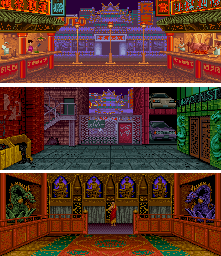 Thumbnail for a map of Stage 4 for the Arcade game Knuckle Bash.