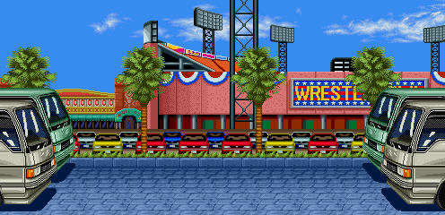 Thumbnail for a map of Stage 5 for the Arcade game Knuckle Bash.