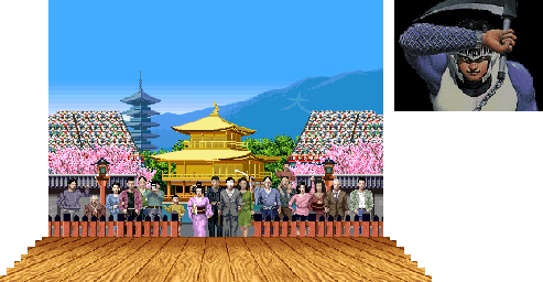 Thumbnail for a map of Japan for the Arcade game Knuckle Heads.