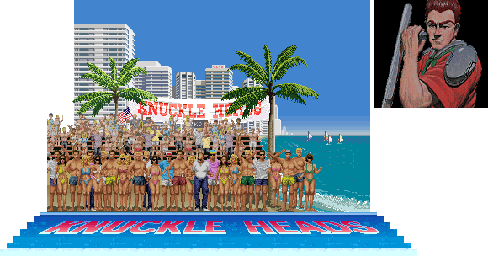 Thumbnail for a map of USA for the Arcade game Knuckle Heads.