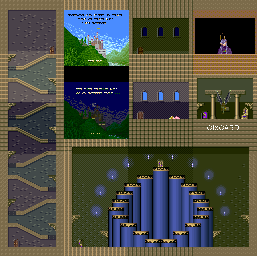 Thumbnail for a map of Stage 8 for the Arcade game Legend Of Makai.