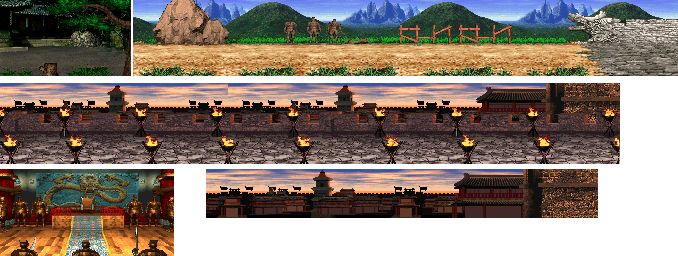 Thumbnail for a map of Stage 1: Xi'an for the Arcade game Legend Of Silkroad.