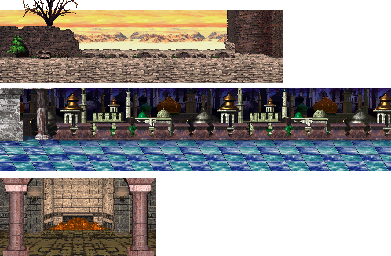 Thumbnail for a map of Stage 6: Baghdad for the Arcade game Legend Of Silkroad.