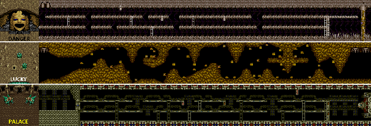 Thumbnail for a map of Area 2 Underground for the Arcade game Legendary Wings.