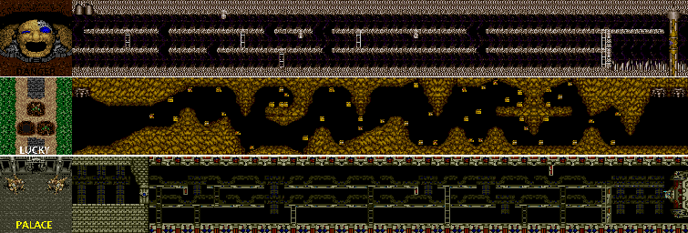 Thumbnail for a map of Area 3 Underground for the Arcade game Legendary Wings.