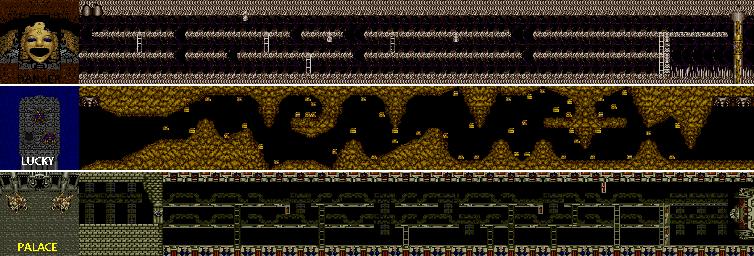 Thumbnail for a map of Area 4 Underground for the Arcade game Legendary Wings.