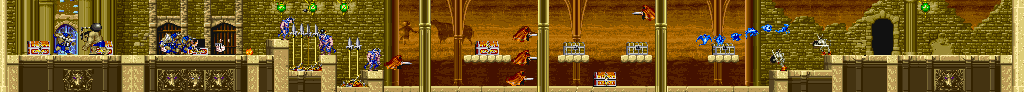 Thumbnail for a map of Floor 10 for the Arcade game Magic Sword: Heroic Fantasy.