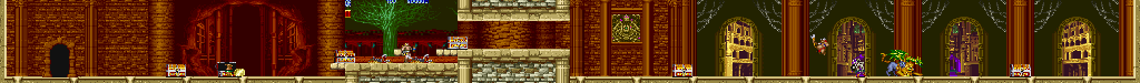 Thumbnail for a map of Floor 12 for the Arcade game Magic Sword: Heroic Fantasy.