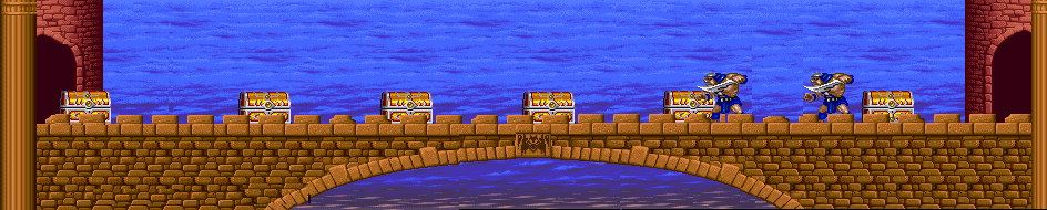 Thumbnail for a map of Floor 13 for the Arcade game Magic Sword: Heroic Fantasy.