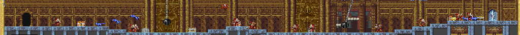 Thumbnail for a map of Floor 14 for the Arcade game Magic Sword: Heroic Fantasy.