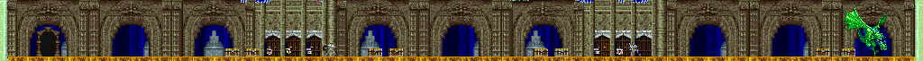 Thumbnail for a map of Floor 17 for the Arcade game Magic Sword: Heroic Fantasy.