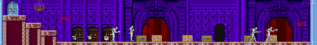 Thumbnail for a map of Floor 20 for the Arcade game Magic Sword: Heroic Fantasy.