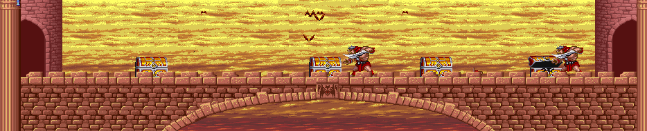 Thumbnail for a map of Floor 25 for the Arcade game Magic Sword: Heroic Fantasy.