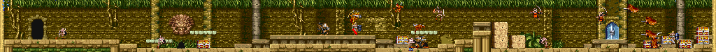 Thumbnail for a map of Floor 26 for the Arcade game Magic Sword: Heroic Fantasy.