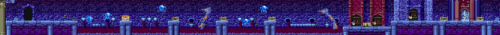 Thumbnail for a map of Floor 28 for the Arcade game Magic Sword: Heroic Fantasy.