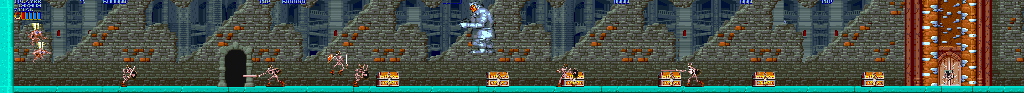 Thumbnail for a map of Floor 29 for the Arcade game Magic Sword: Heroic Fantasy.