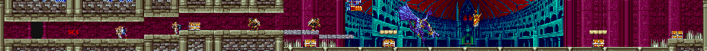 Thumbnail for a map of Floor 36 for the Arcade game Magic Sword: Heroic Fantasy.