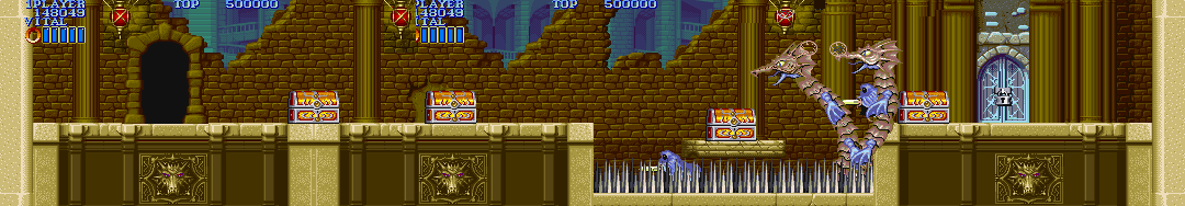 Thumbnail for a map of Floor 40 for the Arcade game Magic Sword: Heroic Fantasy.