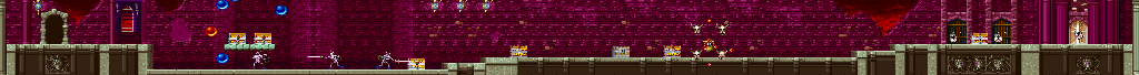 Thumbnail for a map of Floor 45 for the Arcade game Magic Sword: Heroic Fantasy.