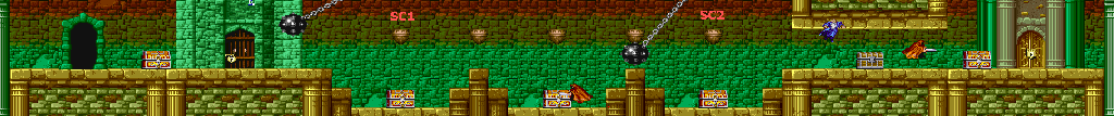 Thumbnail for a map of Floor 46 for the Arcade game Magic Sword: Heroic Fantasy.