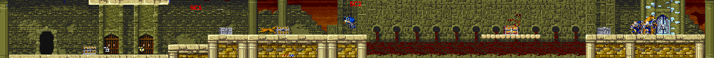 Thumbnail for a map of Floor 8 for the Arcade game Magic Sword: Heroic Fantasy.