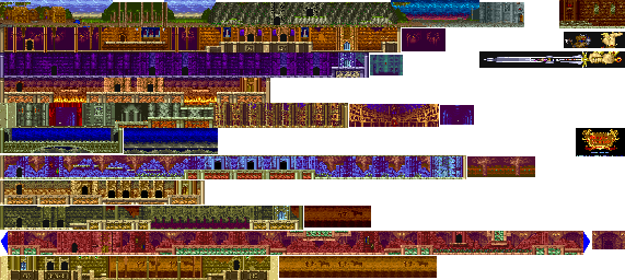 Thumbnail for a map of Floors 0-10 for the Arcade game Magic Sword: Heroic Fantasy.