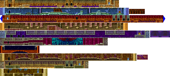 Thumbnail for a map of Floors 31-40 for the Arcade game Magic Sword: Heroic Fantasy.